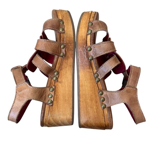 BEDSTU Fabiola Platform Sandal Tan Rustic Size 6 - Picture 2 of 10